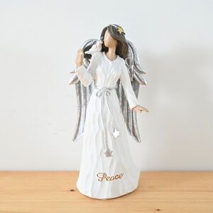 St. Nicholas Square “Peace” Angel 7.75” Figurine w/ Dove